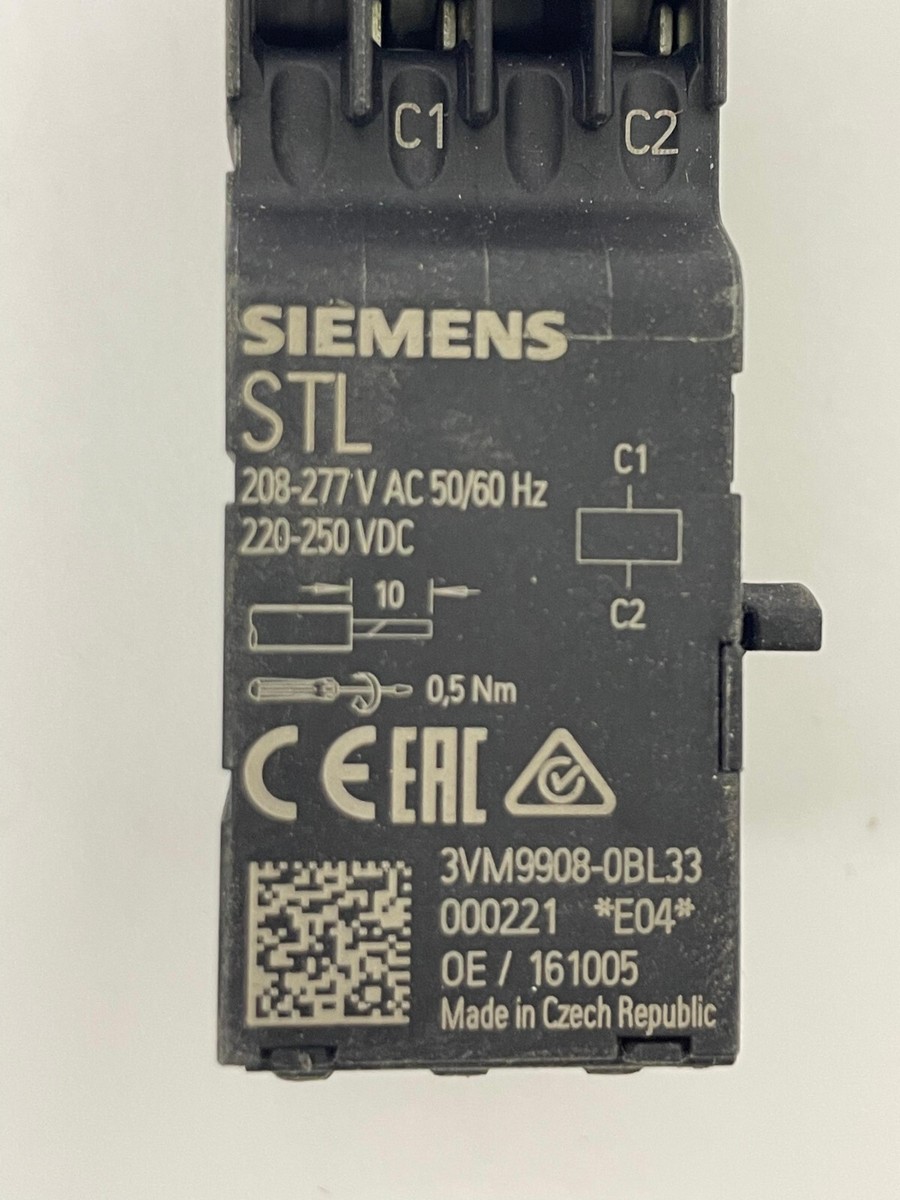 SIEMENS 3VM9908-0BL33 SHUNT TRIP LEFT | eBay
