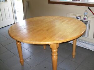 Kitchen Table Wood Round 48 Inch With Leaf Insert Used Kitchen Table Wood Round 48 Inch With, Round Kitchen Tables With Leaves
