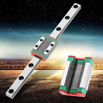 1pc LML9B Miniature Linear Rail Guide Rail 9mm Width   Slide Block (260mm)