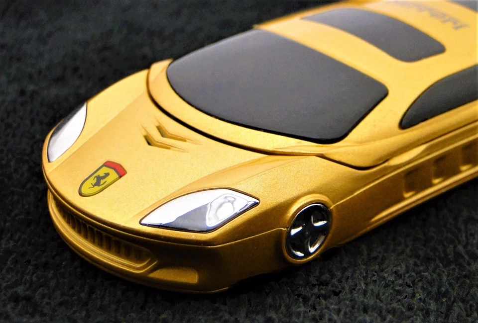 Cell Phone S I T Ferrari Style Car Dual SIM LED Mobile Flip Phone #x7s6apPlE8I - Image 4 of 4