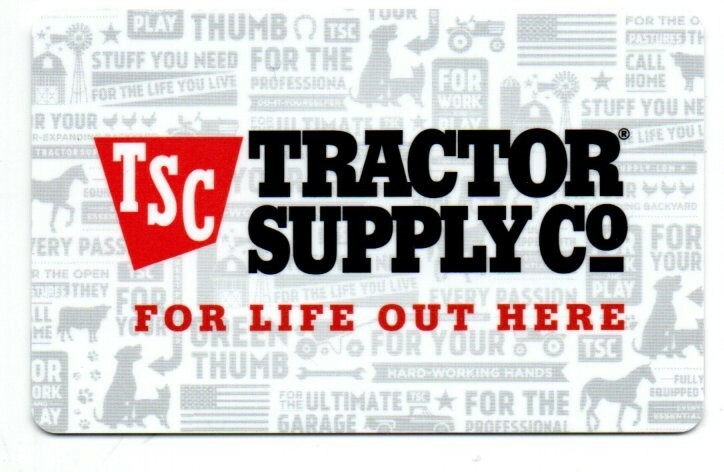 Tractor Supply Company 2024 Gift Card (Mail Delivery)