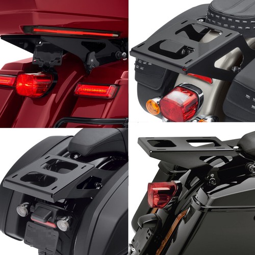 Detachable Two-Up Tour Pak Pack Mount Luggage Rack For Harley Touring Detachable Two-Up Tour Pak Pack Mount Luggage Rack For Harley Touring