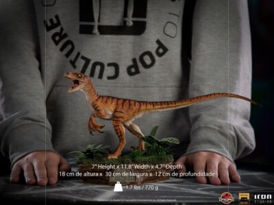 Iron Studios Jurassic Park Lost World Velociraptor Deluxe Art