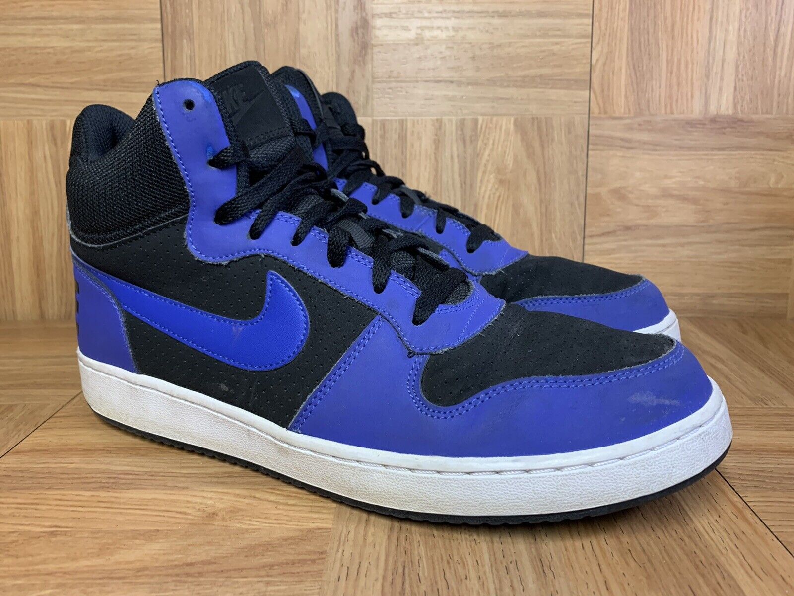 RARE🔥 Nike Court Borough Royal Blue Black Basket… - image 1