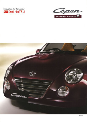 Catalog] 2008 Daihatsu Copen Ultimete Edition II Japanese brochure