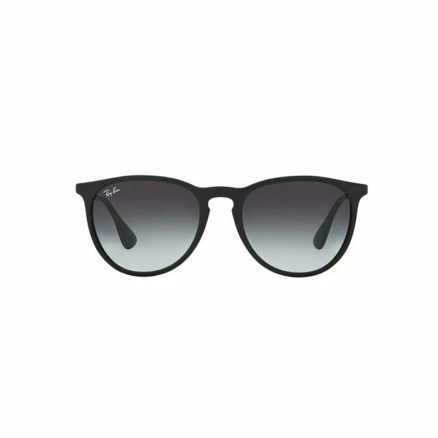 Ray-Ban Erika RB4171 622/8G 54-18 145mm Monture Noire Matte avec Verres Gris Non Polarisés Lunettes de Soleil Unisex