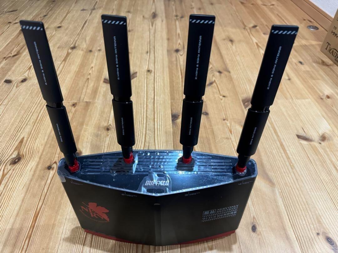 BUFFALO WiFi Wireless LAN Router Evangelion WXR-5950AX12/EVA BUFFALO WiFi Wireless LAN Router Evangelion WXR-5950AX12/EVA