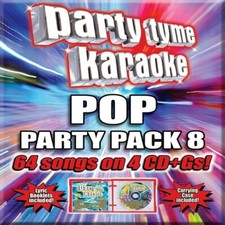 Party Tyme Karaoke: Pop Party Pack 8 - 64 Songs - NEW SEALED  