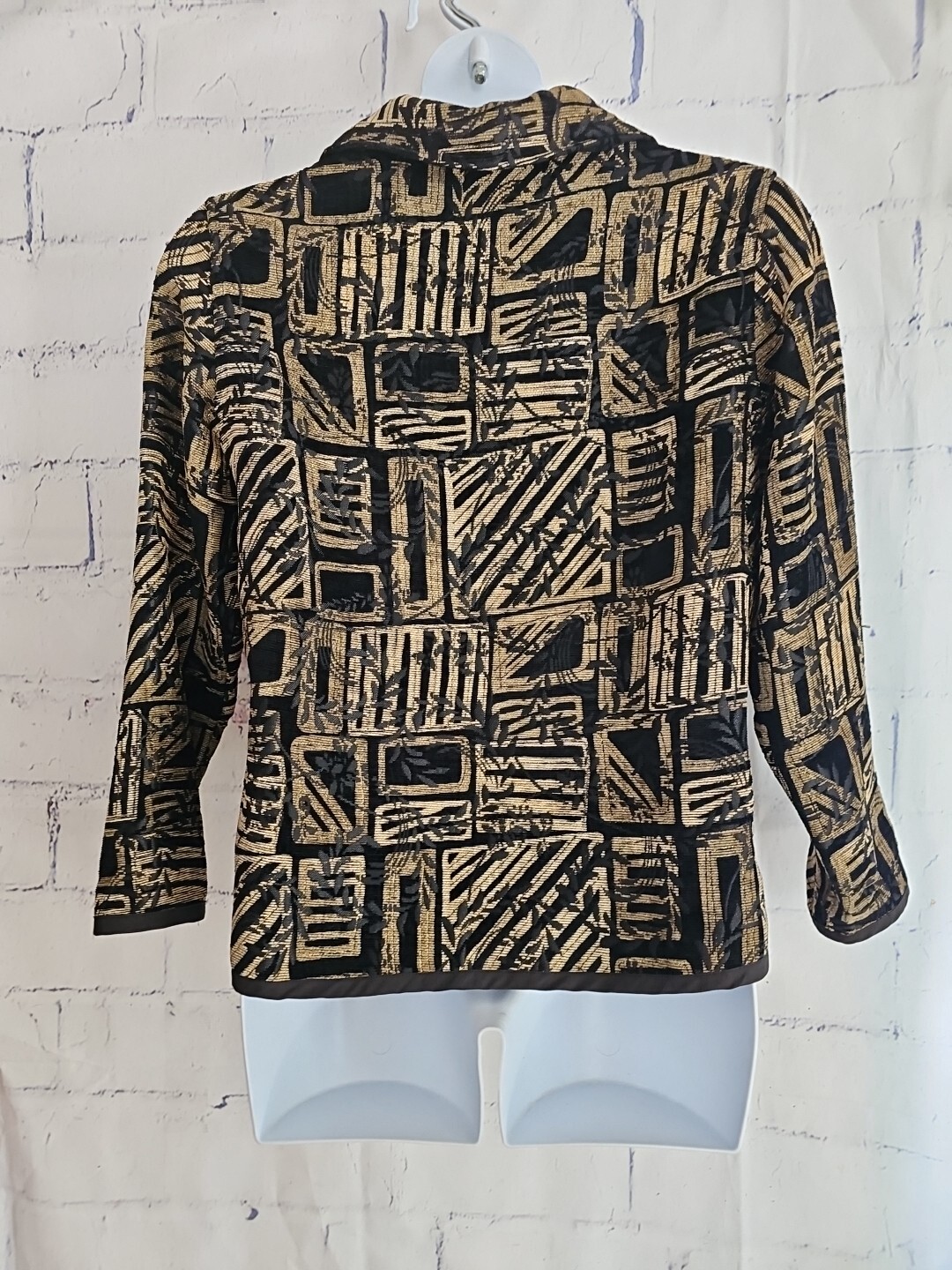 Reversible Jacquard Multicolor Jacket Blazer size… - image 10