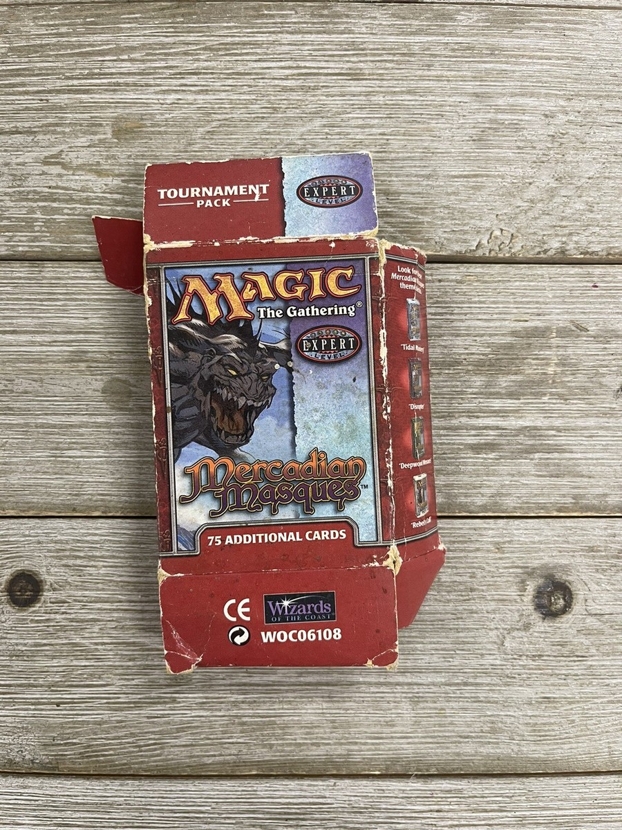 Magic The Gathering Mercadian Masques Tournament Pack *EMPTY Magic The Gathering Mercadian Masques Tournament Pack *EMPTY