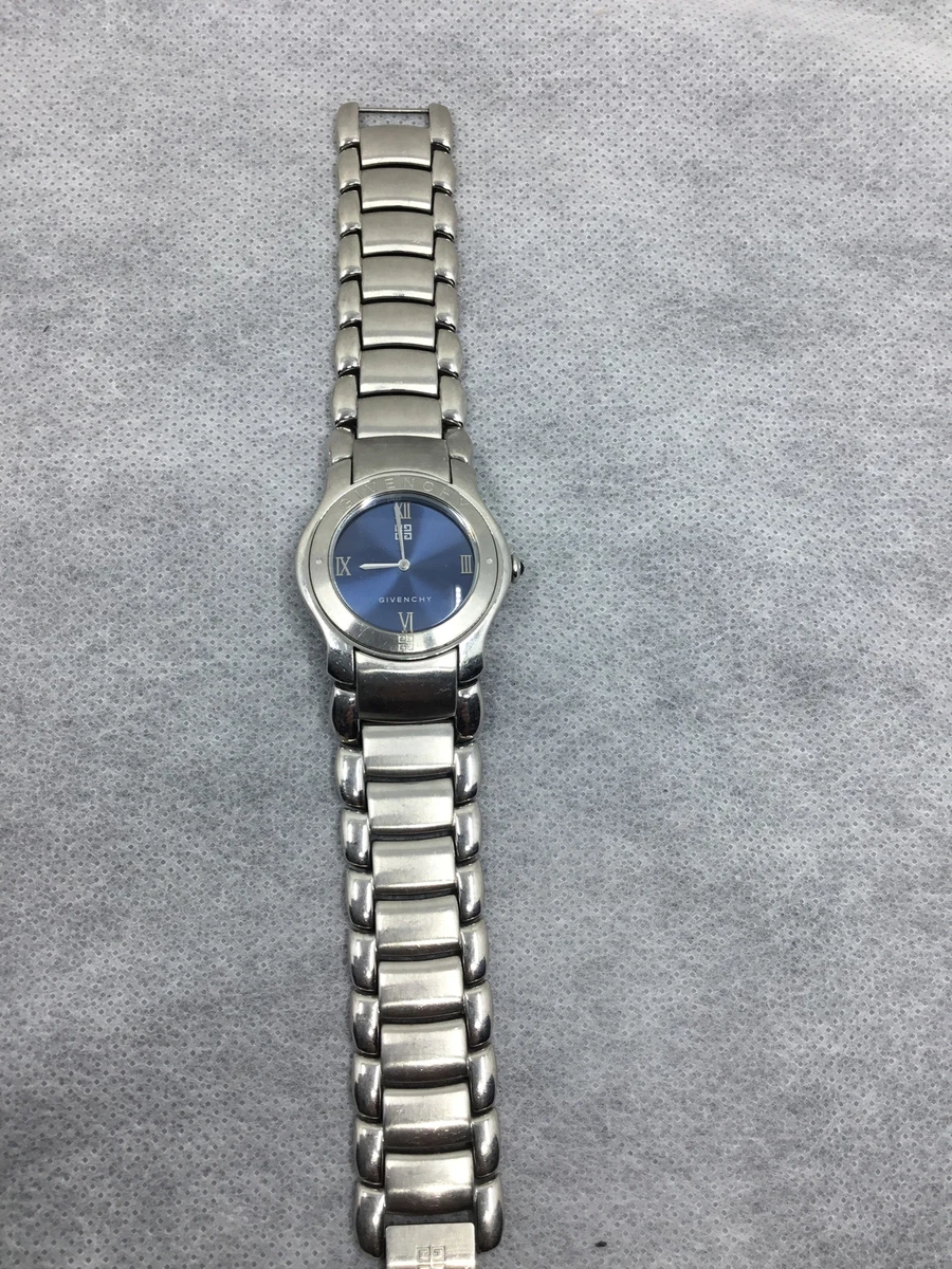 Givenchy Stainless Steel Blue Dial Round Women s Watch 8 1 2