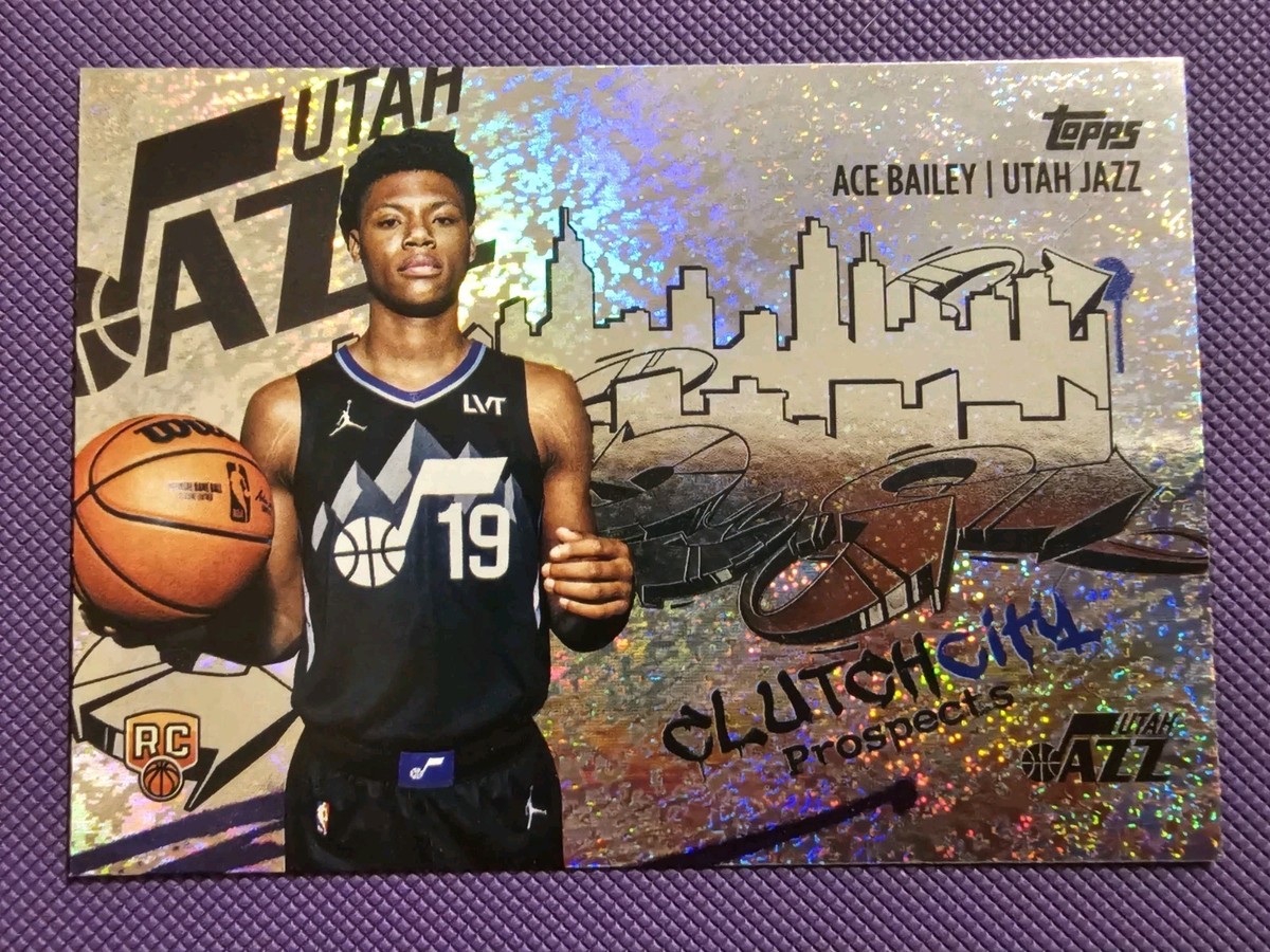 2025-26 Topps NBA Basketball Ace Bailey RC Clutch City Holo Foil