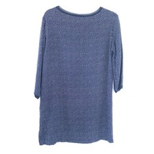 INES DE LA FRESSANGE PARIS UNIQLO PolkaDot Tunic Navy White Large Women
