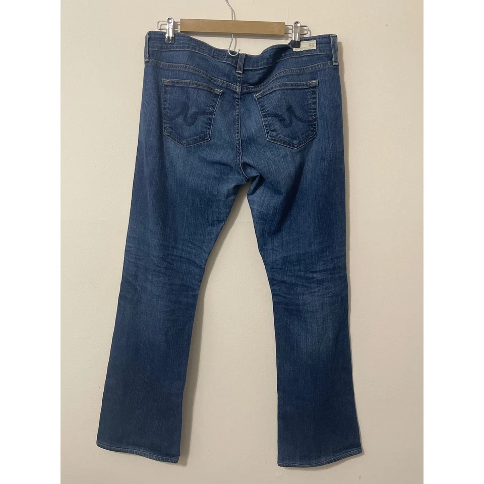 Pantalones de mezclilla rectos relajados AG Adriano Goldschmied Tomboy para mujer talla 32R azul Foto 2 de 4