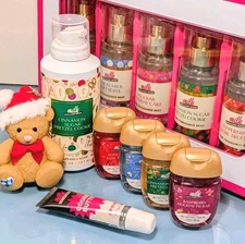 13 Pc Set MILK BAR Travel Mist Case Shapeable Soap Teddy Bear Bath & Body Works