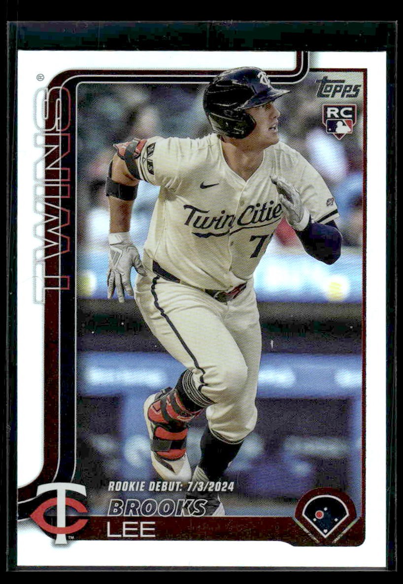 2025 Topps Update Brooks Lee #US243 Rainbow Foil Minnesota Twins