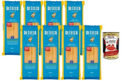 De Cecco Zita N°18 Hartweizen Pasta 8x500g +Polpa 400g