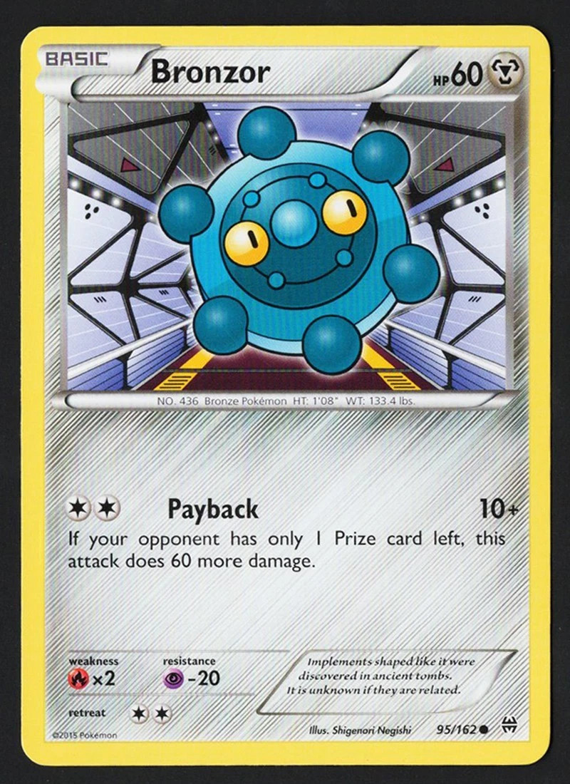 Bronzor 95/162 XY Breakthrough 2015 Pokémon TCG