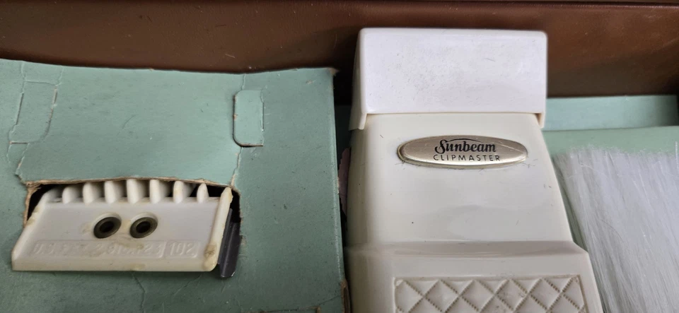 Cortapelos Sunbeam Clipmaster 1958 de colección modelo "C" con accesorios Foto 3 de 3