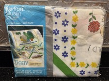 NOS NIP Vintage ZIGGY Flat Sheet Plants Are Some Of My Favorite People TWIN SIZE
