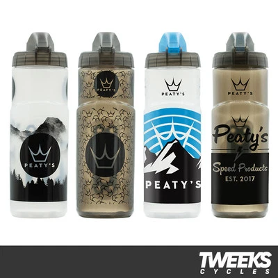 Peaty's X Fidlock Lockin Bottle + Mount (450/600/750ml) - Cageless Retention