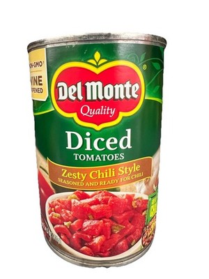 Del Monte Diced Tomatoes, Zesty Chili Style (Case Of 12)