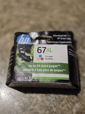 New Genuine HP 67XL Color Ink Cartridge, ENVY 6455 DeskJet 2755 Exp FEB 2024
