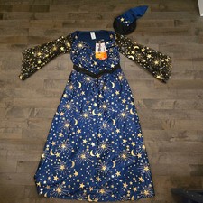 Hyde and Eek Adult Moonlight Witch Costume Large Dress  Hat New with Tags