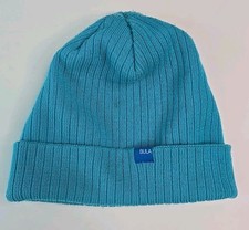 Vintage BULA beanie turquoise winter ski snowboard ribbed cap made in Canada