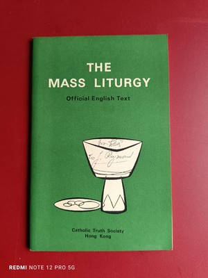 The Mass Liturgy Catholic Truth Society Hong Kong 1969 Rare!