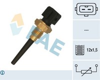FAE Sensor Ansauglufttemperatur 33165 FüR E31 Z3 E36 BMW E38 E34 12V M12X1,5 8Er