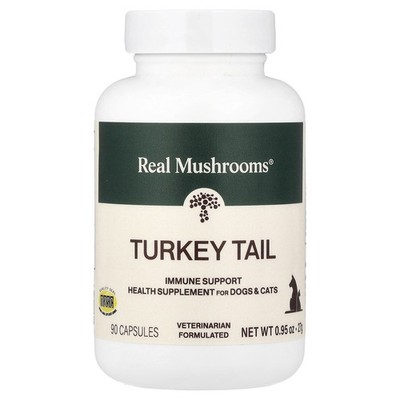 Turkey Tail, For Dogs and Cats, 90 Capsules, 0.95 oz (27 g)