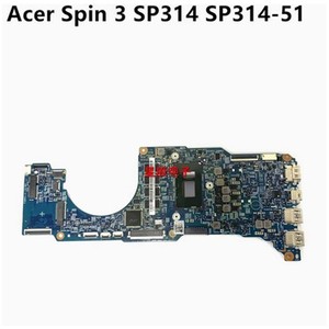 For   Spin 3 SP314 SP314-51 Laptop Motherboard 16924-3M NBGR711004 i5-8250U #D8