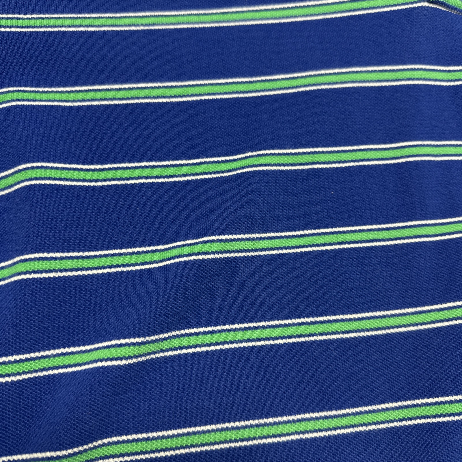 Polo Ralph Lauren camicia uomo XL blu verde righe rosso pony vintage anni 90