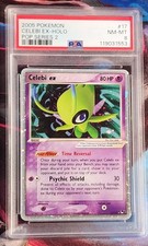 Celebi ex Holo Rare Pop Series 2 Pokemon TCG 2005 PSA 8 NM-MT #17/17