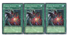 Yugioh- 3X Fusion Weapon - Common - Unlimited - DR3-EN047 - Light Play