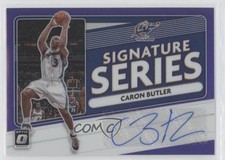 2020-21 Panini Donruss Optic Signature Series Purple Prizm Caron Butler Auto 6o3