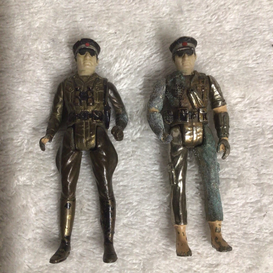 VINTAGE MEGO CORP ACTION FIGURES 1981 EAGLE FORCE Lot of Two DIECAST METAL - Image 3 of 4