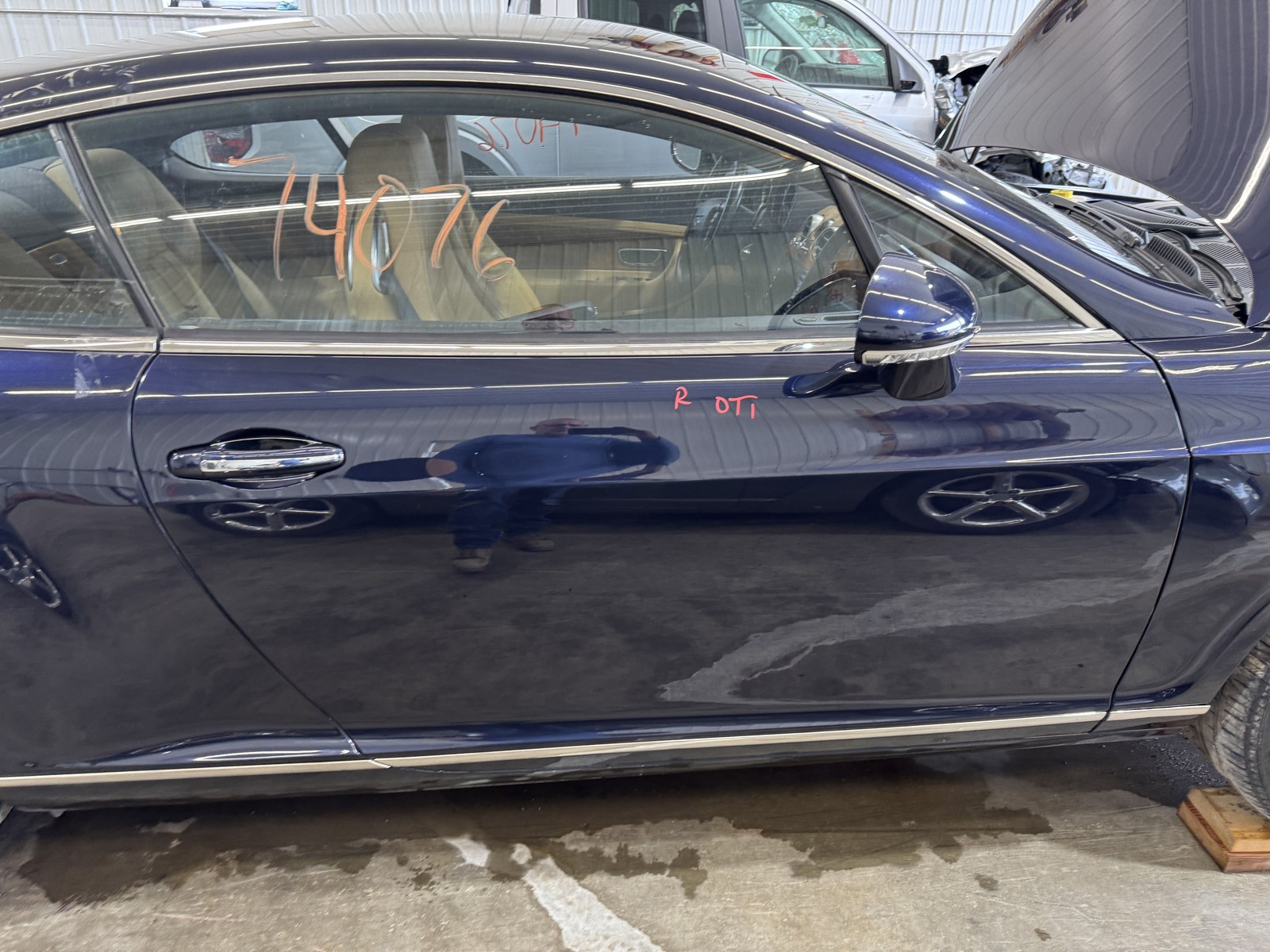 Bentley Continental Front Right Door framework