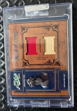 2004 Playoff Prime Cuts CARLTON FISK PRIME PATCH JERSEY Bat /5 Boston Red Sox