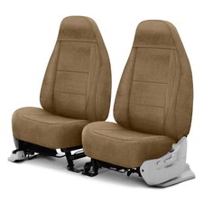 For Gmc Canyon 11-12 Coverking Velour 1st Row Beige Custom Seat Covers
