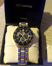 Casio Edifice EFR-552D-1AVUEF Herren Quarz Chronograph Edelstahl 100 m