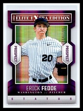 2014 Panini Elite Extra Edition Prospects Erick Fedde #18 Purple Die Cut RC /150