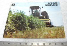 1978 JOHN DEERE TRACTOR FORAGE EQUIPMENT BROCHURE ADVERTISING
