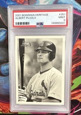 2001 Bowman Heritage - Albert Pujols #351 (RC) PSA 9 MINT