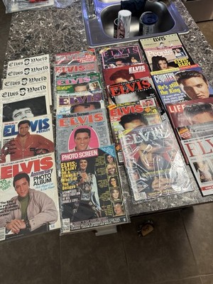 Elvis Presley Illustrated Magazines Lot - Elvis World, People, Modern Screen