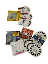 Vintage View-Master New York City Sightseeing Reels Lot w Booklets NYC Travel