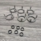 GENUINE BMW N53 N54 N63 N43 petrol Fuel Injector Teflon Seal Ring + Decoupler X6