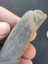 Indian Artifacts Plummet Zoomorphic Stylized 2" Pre 1600 Slate California