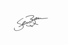 Sean Bean - Game of Thrones Signed Autographed 6x4 inch white card with COA